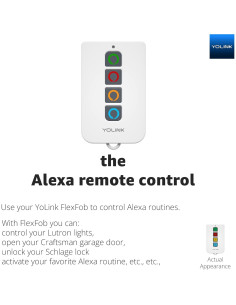 Mando Inteligente YoLink FlexFob 4 Botones, Control Alexa e IFTTT 2