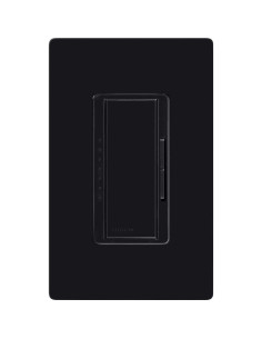 Interruptor Regulador Lutron Maestro LED+ 150W Negro 2