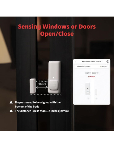 Sensor de Contacto Inalámbrico SwitchBot para Puertas y Ventanas