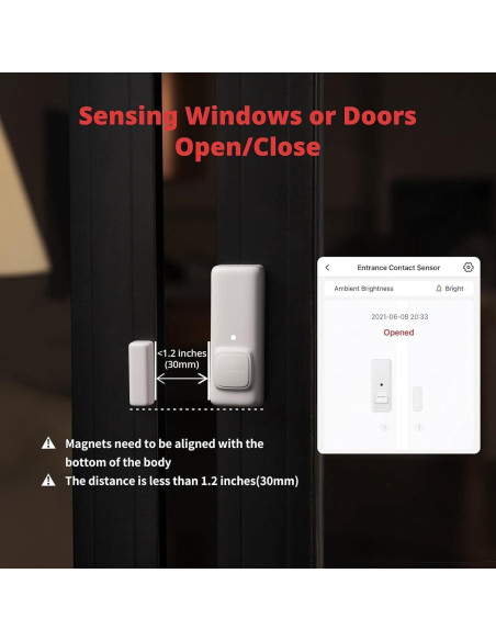 Sensor de Contacto Inalámbrico SwitchBot para Puertas y Ventanas