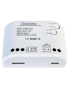 Interruptor Inteligente Zigbee 1CH Otcboimo 12V-24V Control Remoto
