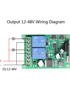 Interruptor Remoto Inalámbrico Fushionsea AK-RK02E 2 Canales 2