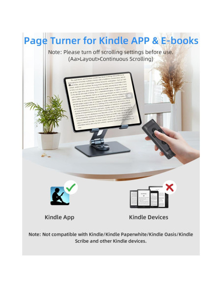 Control Remoto Desplazante AIKELA para TikTok y Kindle