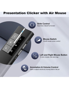 Control Remoto Inalámbrico Norwii N99 para Presentaciones 2