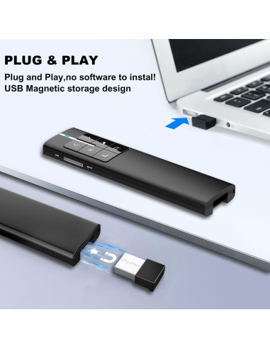 Control Remoto Inalámbrico Norwii N99 para Presentaciones