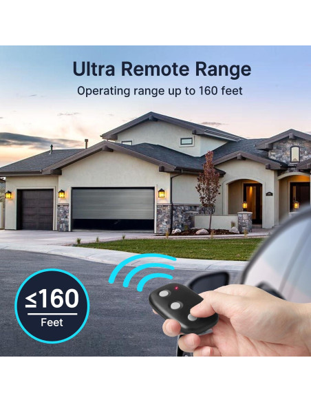 Control Remoto Lineal CreaCity MCT-3 para Puertas de Garaje