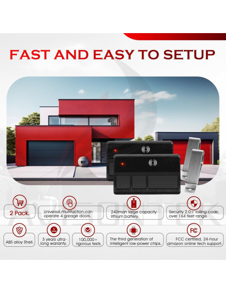 Control Remoto Universal LiftMaster 371LM 373LM 971LM 973LM