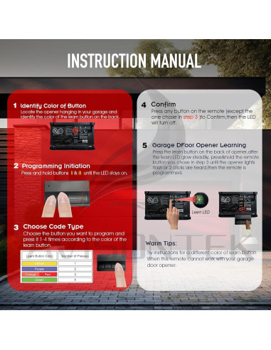 Control Remoto Universal LiftMaster 371LM 373LM 971LM 973LM