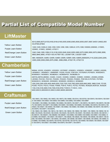 Teclado Inalámbrico para Puerta de Garaje Liftmaster 877MAX