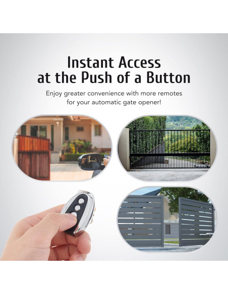 Control Remoto CO-Z para Abridores de Puertas Corredizas 30m