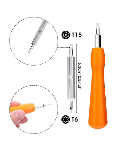 Destornillador y Cable de Carga Ring - Naranja - 1,01 m