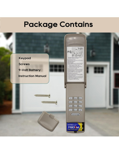 Teclado Inalámbrico para Puerta de Garaje Liftmaster 877MAX