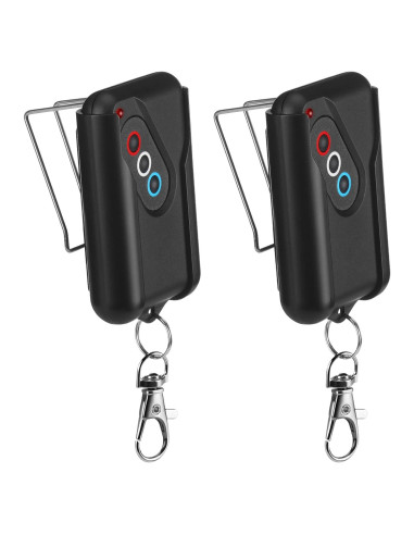Control Remoto de Puerta de Garaje Kingdder 2 Pcs 3 Botones