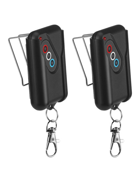 Control Remoto de Puerta de Garaje Kingdder 2 Pcs 3 Botones