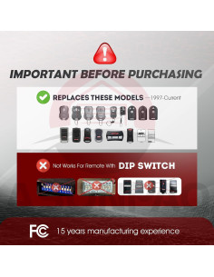 Control Remoto Genie G1T-BX/G1T-A para Puerta de Garaje 2