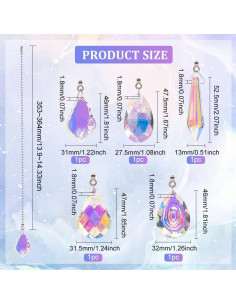 Extensores de Cadena de Ventilador de Techo BENECREAT 5Pcs 2