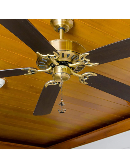 4 Cadenas de Tirar Vintage Honoson 35 cm Bronce para Ventilador