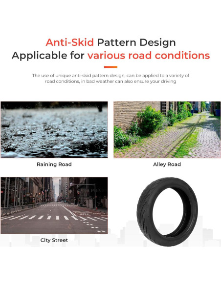 Neumático Tubeless LUCK4U 60/65-6.9 Autoreparable 10"