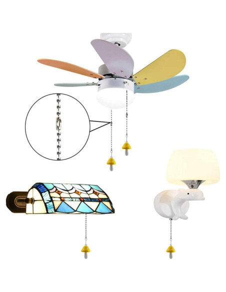Extensor de cadena de tirón Hyamass 33 cm Amarillo Decorativo