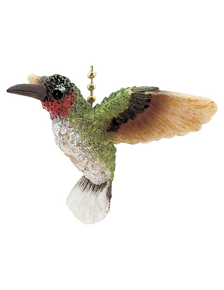 Tirador decorativo colibrí Clementine para ventilador de techo