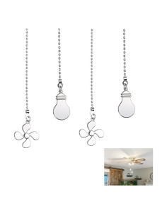 Extensor de cadena de tirón JEPELUS para ventilador de techo 35.56 cm