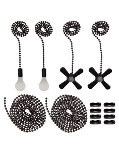 Juego de Cadenas de Tirar para Ventilador de Techo Iceyyyy - 4 Piezas