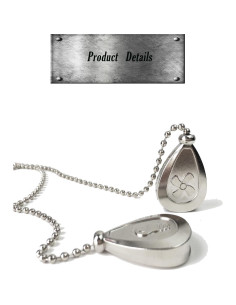 Paquete de 2 cadenas de tirador OMYZERO 30.48 cm Plata Retro 2