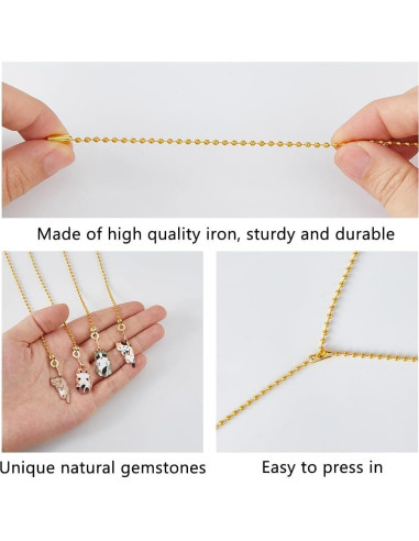 Cadena de Tirar para Ventilador DICOSMETIC 10 Pcs Gato Esmalte 34.8 cm