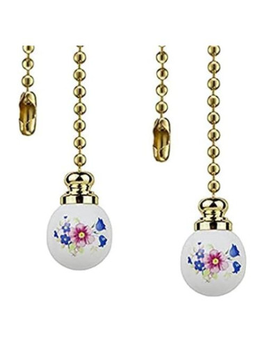 Cadena de Tirar para Ventilador de Techo Luo Qiufa 30cm Cerámica