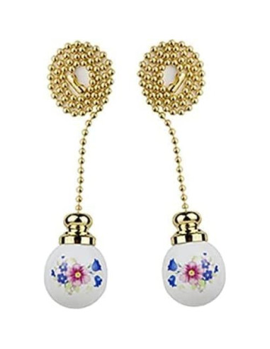 Cadena de Tirar para Ventilador de Techo Luo Qiufa 30cm Cerámica