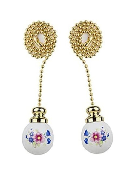 Cadena de Tirar para Ventilador de Techo Luo Qiufa 30cm Cerámica