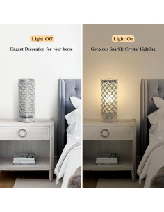 Lámpara de mesa táctil Seaside Village 4W regulable moderna 2