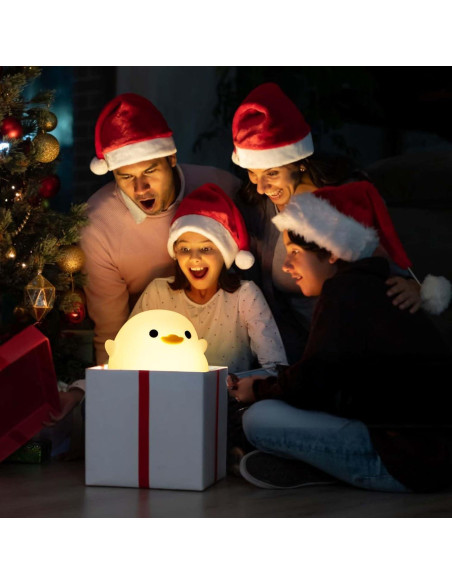 Luz Nocturna Pato Dodo Bemeedligt LED Recargable Táctil