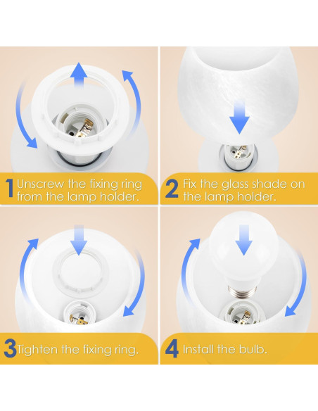 Lámpara de Mesa Táctil Soilsiu GL-002, Regulable 3 Niveles Lámpara de Mesa Táctil Soilsiu GL-002, Regulable 3 Niveles