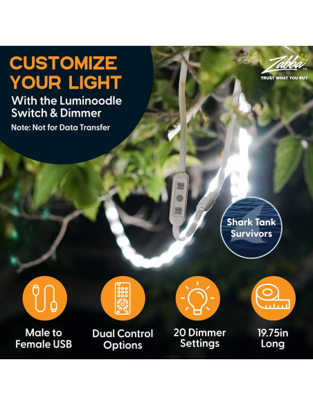 Interruptor USB Inalámbrico Power Practical Luminoodle 10W Interruptor USB Inalámbrico Power Practical Luminoodle 10W