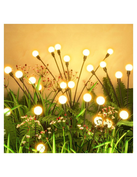 Luces Solares Flumy para Jardín 4 Paquete IP65 800mAh