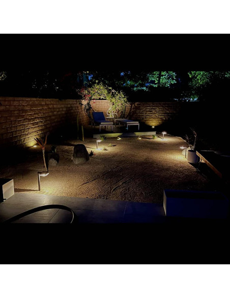 Luces Solares de Camino Bobcat 300 Lúmenes 2-en-1 Marrón Luces Solares de Camino Bobcat 300 Lúmenes 2-en-1 Marrón