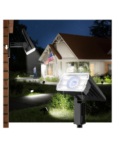 Luces Solares Spot BITPOTT 58 LED IP67 2 Paquete Exterior