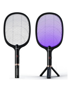 Raqueta matamoscas eléctrica recargable YsChois 4000V 2 en 1