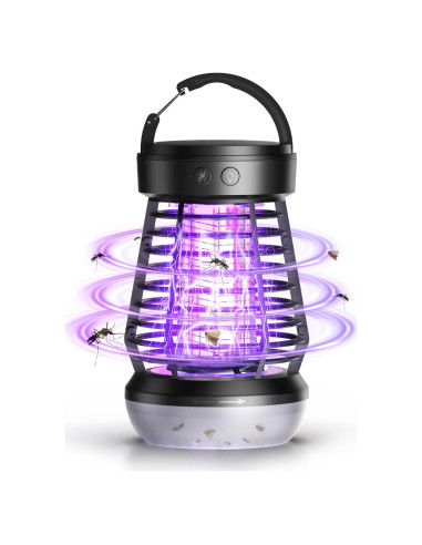 Zapper de Mosquitos Eléctrico Falala J10, 3 en 1, 2000V