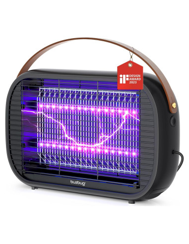 Zapper de Insectos Buzbug MA015B, Lámpara LED 10 Años, 1.06kg