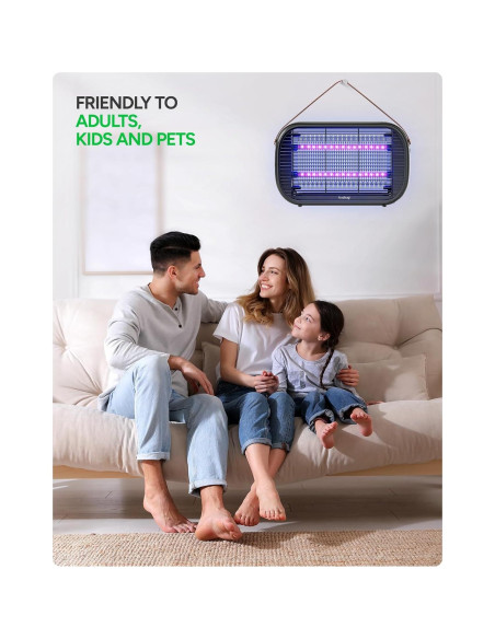 Zapper de Insectos Buzbug MA015B, Lámpara LED 10 Años, 1.06kg