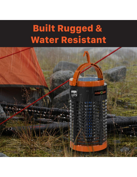 Zapper de Insectos 5 en 1 FosPower 3300V con Banco de Poder 29600mWh