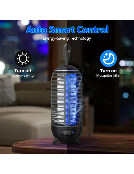 Lámpara Asesina de Mosquitos Inalámbrica JUSENWDSL 2500mAh