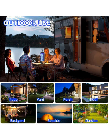 Lámpara Asesina de Mosquitos Inalámbrica JUSENWDSL 2500mAh