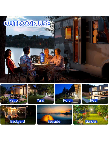 Lámpara Asesina de Mosquitos Inalámbrica JUSENWDSL 2500mAh