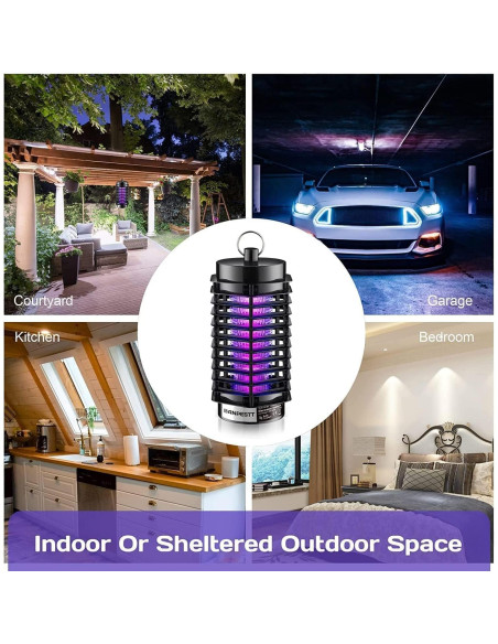 Asesino de Insectos ZOCUSO 3000V Raqueta Mosquitos y Moscas