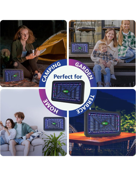 Asesino de Mosquitos Eléctrico TruRid TR-906 25.4cm LED UV-A