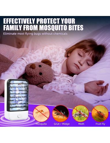 Zapper de Insectos Eléctrico Jahy2Tech 2025 para Interior UV