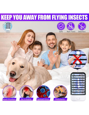 Zapper de Insectos Eléctrico Jahy2Tech 2025 para Interior UV